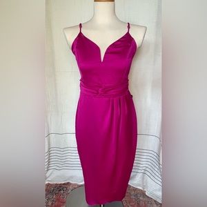 Express Bright Fuschia Dress 🌺 BNWT 🌺